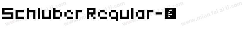 Schluber Regular字体转换